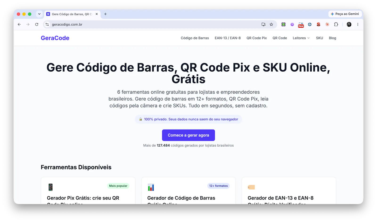 GeraCode screenshot 1