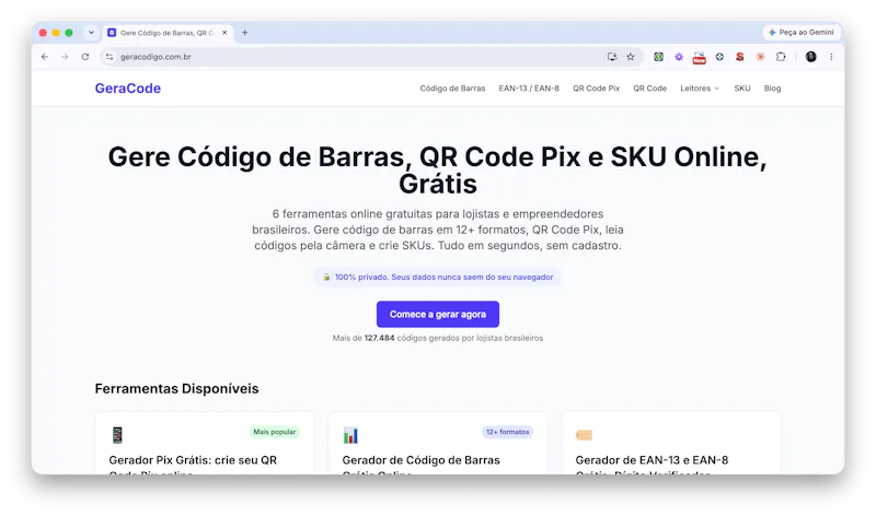 GeraCode screenshot 1
