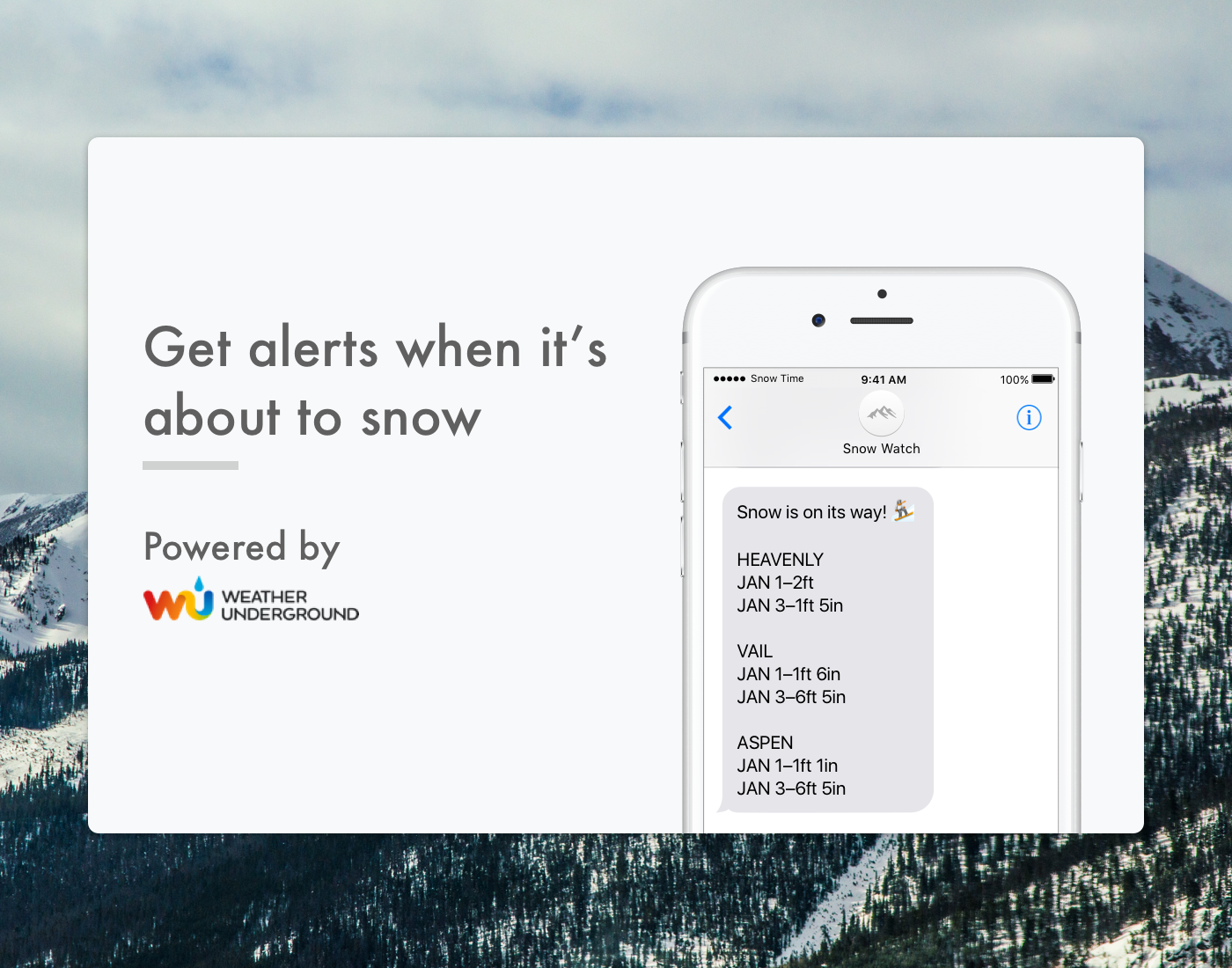 Snow.Watch gallery image