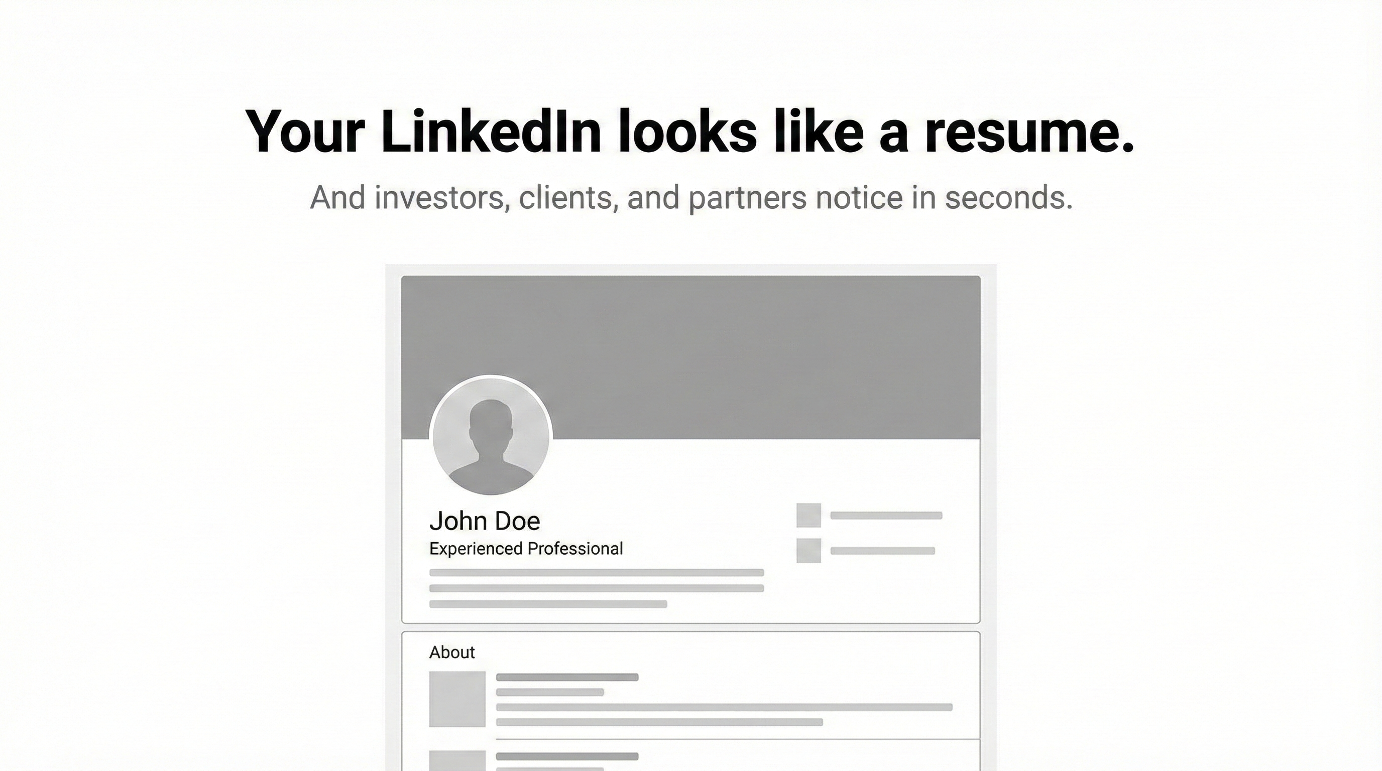 LinkedIn Profile Audit by HookTide gallery image