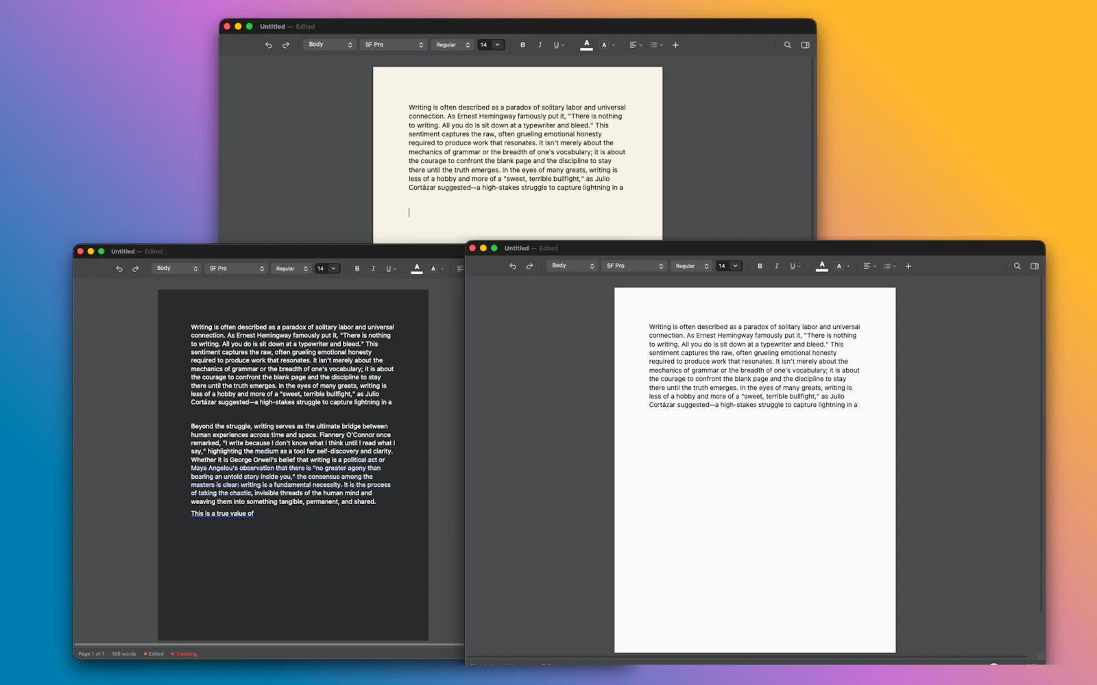Verso screenshot 3