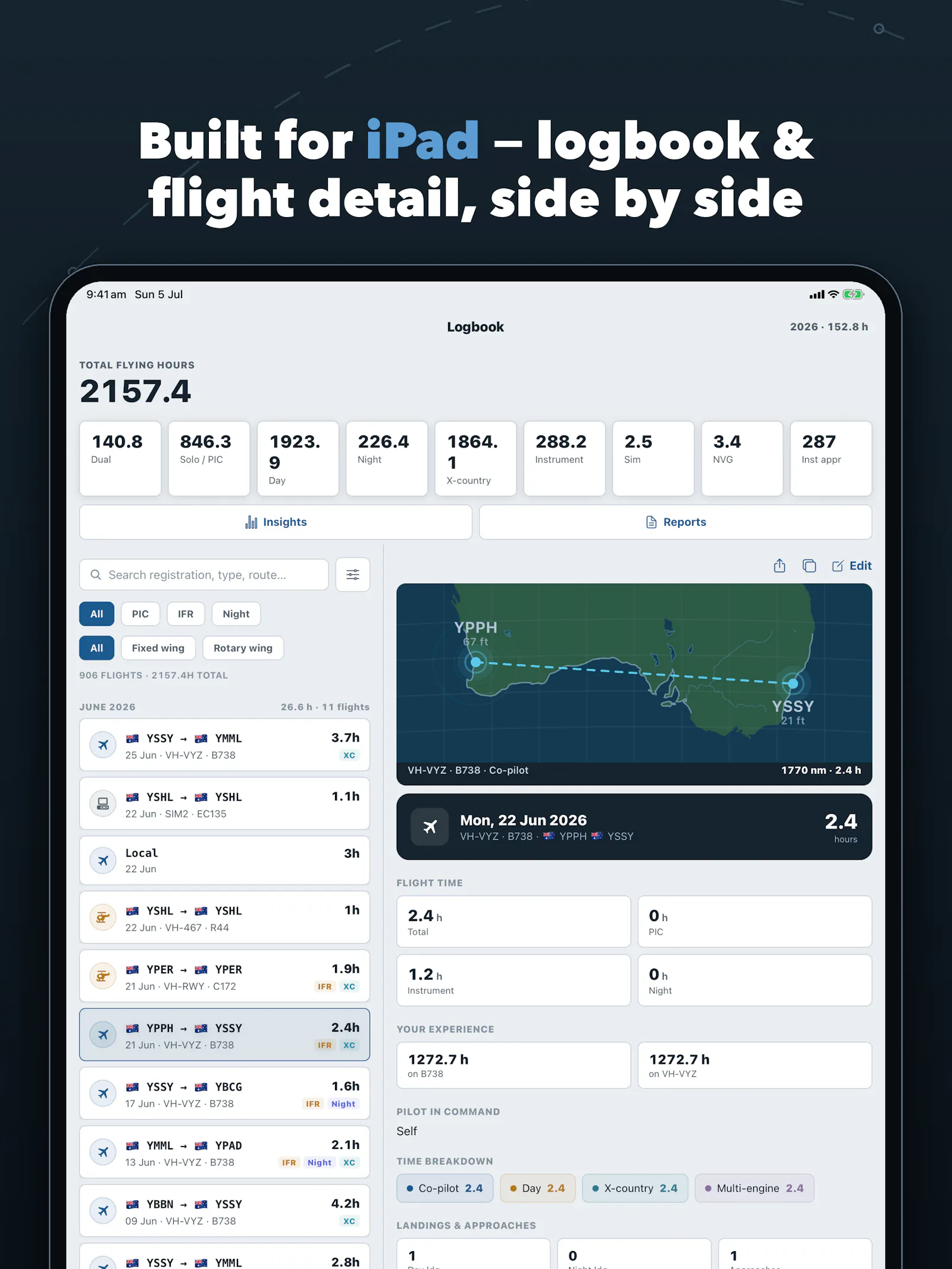 PilotIQ Logbook screenshot 1
