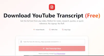 YT Transcript gallery image