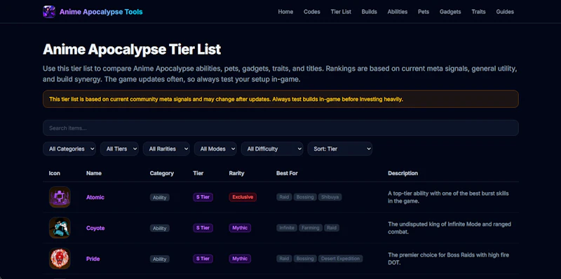 Anime Apocalypse Tools screenshot 3