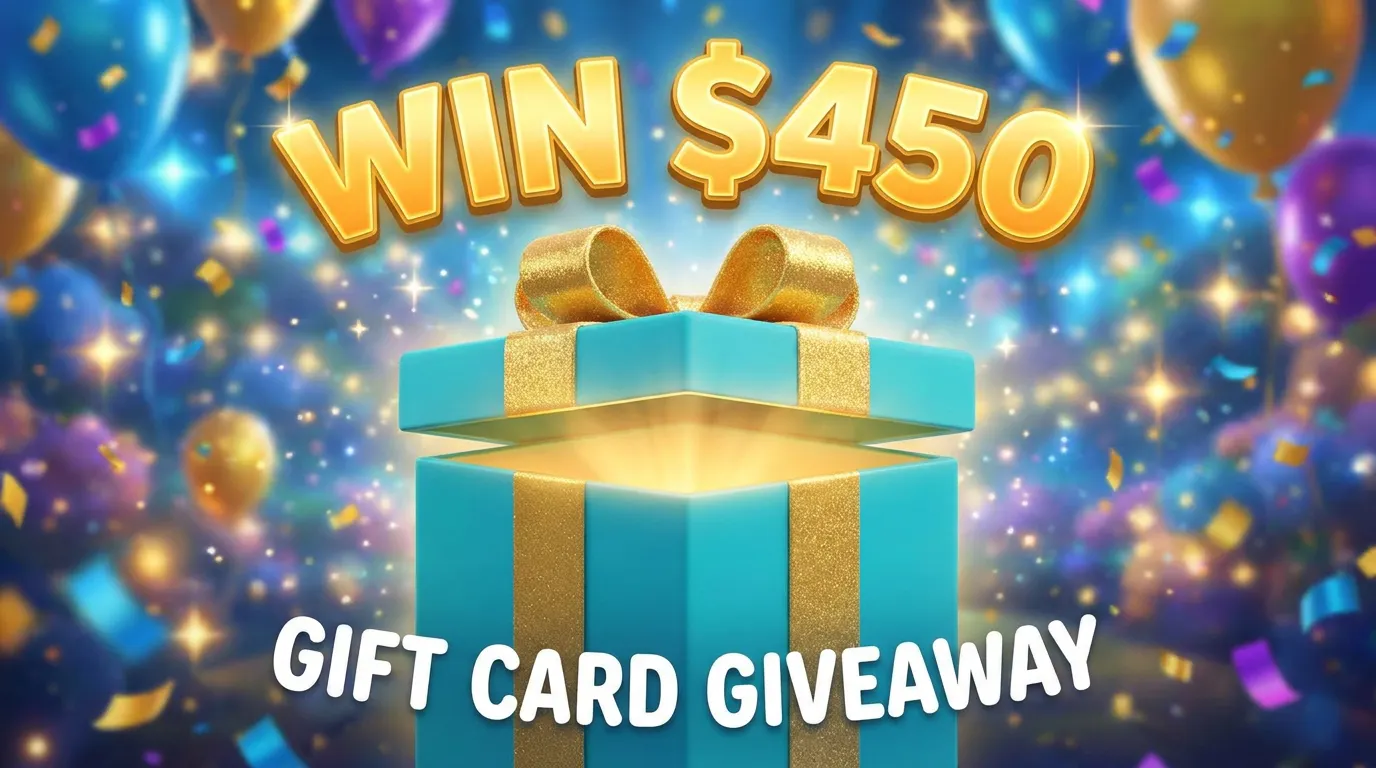 How to Win Our $450 Gift Card Giveaway