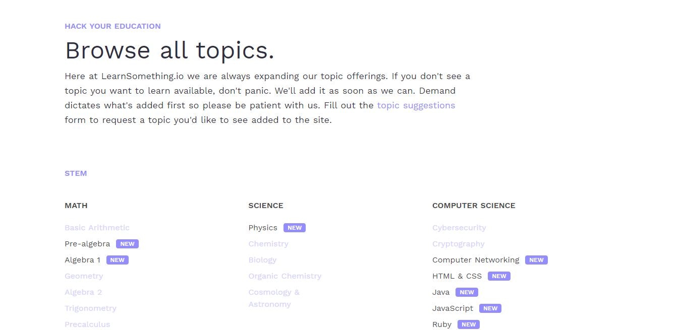 LearnSomething.io gallery image