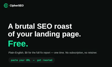 Landing Page SEO Audit — CipherSEO gallery image