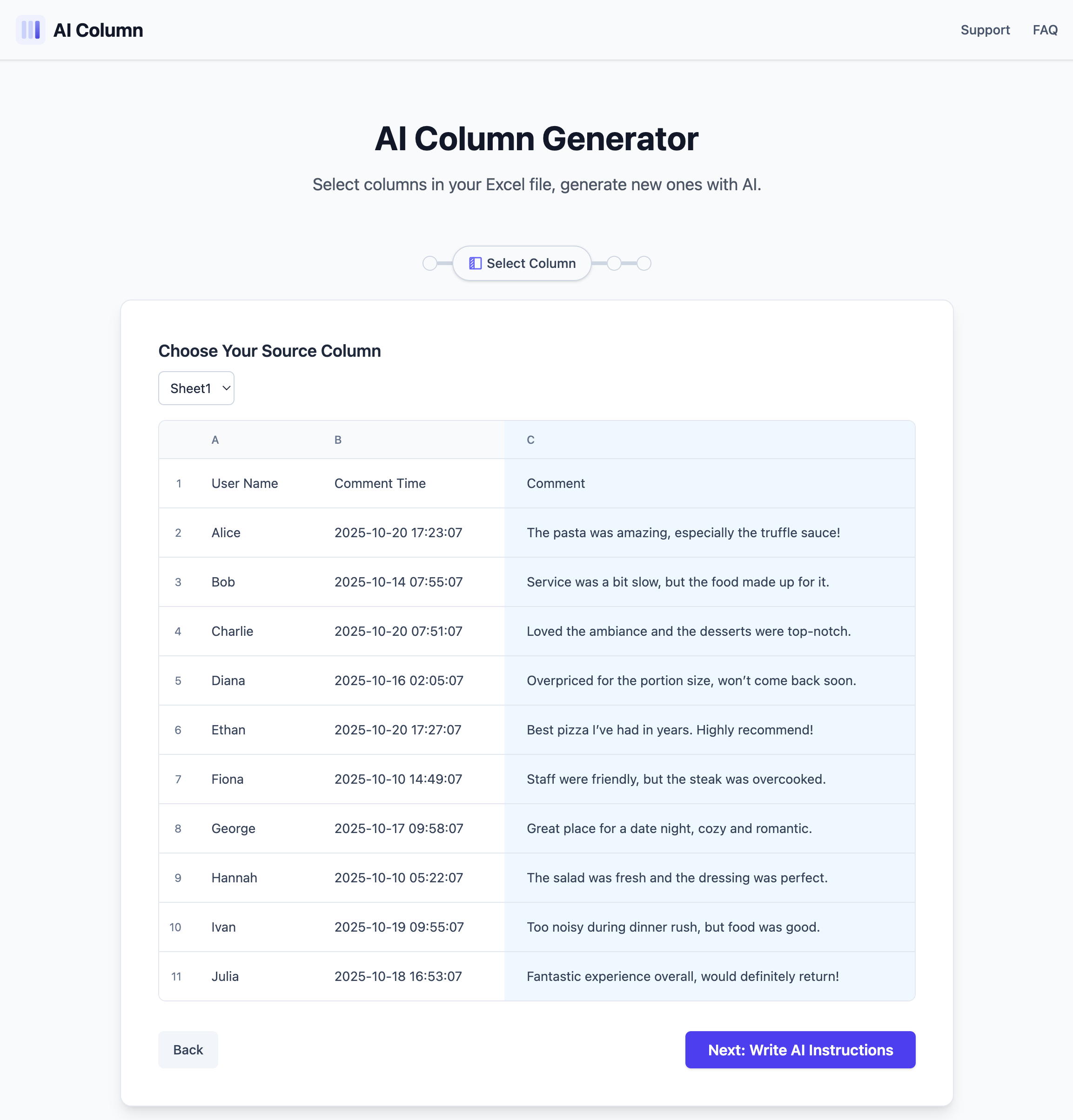AI Column gallery image