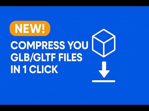 One-Click GLB/GLTF Compressor Tool gallery image