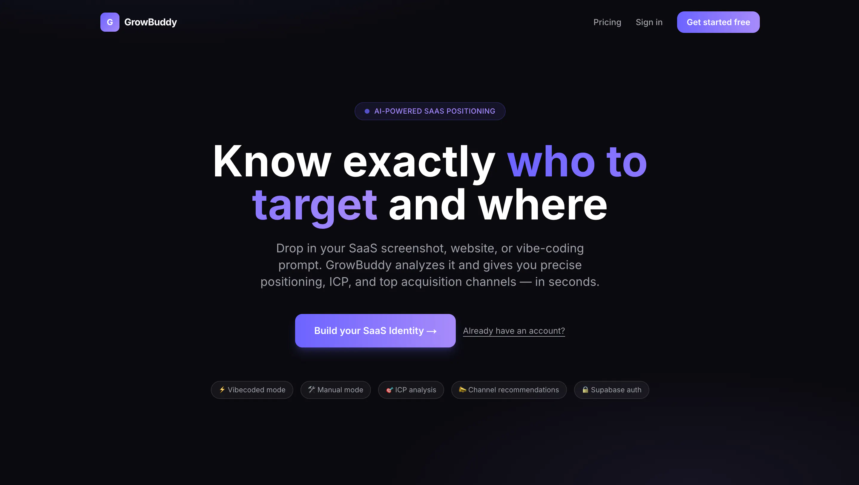 GrowBuddy — Build Your SaaS Identity gallery image