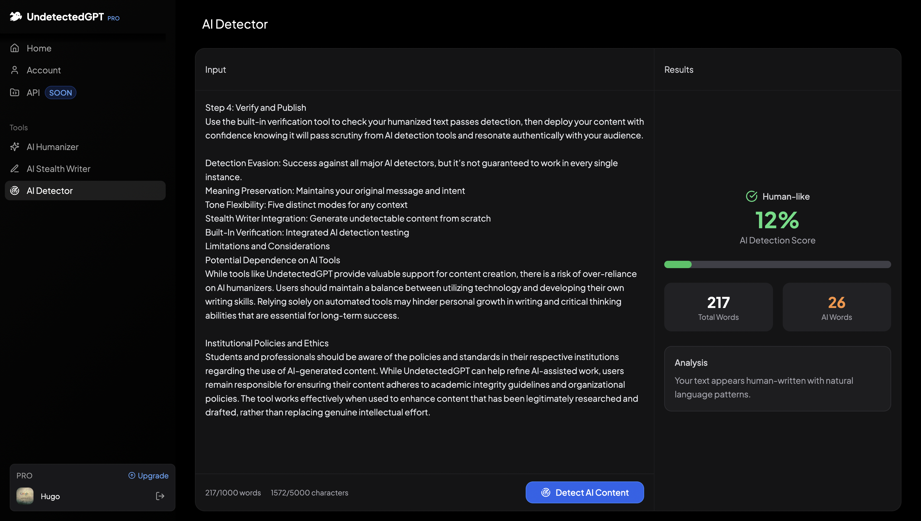 UndetectedGPT gallery image
