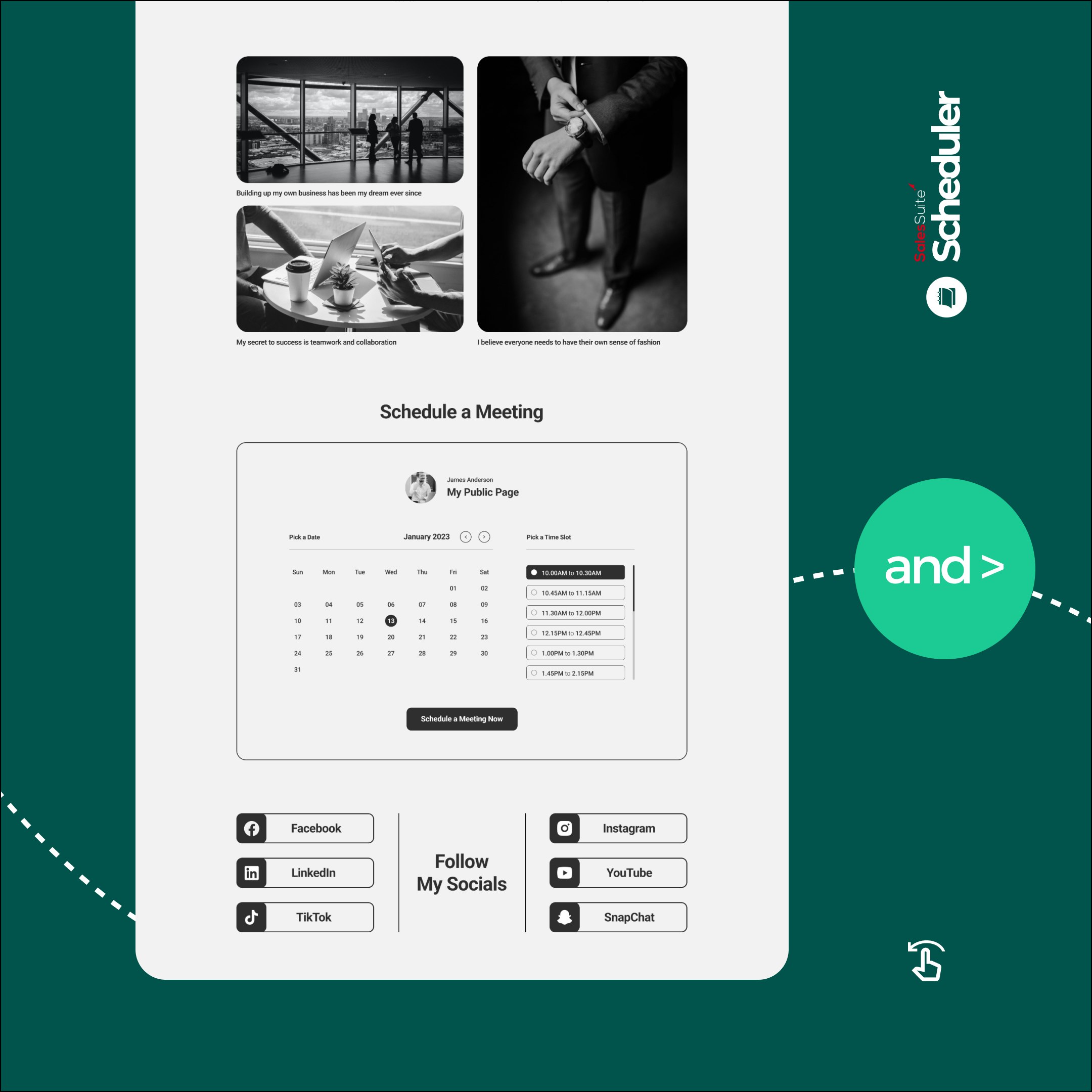 Salessuite Scheduler - Соблюдая сложные графики за один щелчок медиа 6