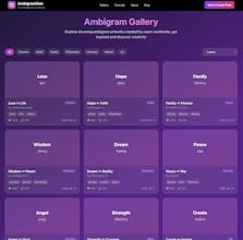 Ambigram Generator gallery image