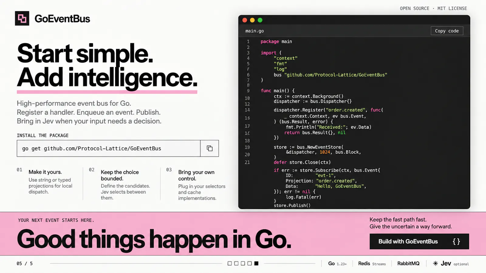 GoEventBus — Intelligent Event Routing screenshot 5
