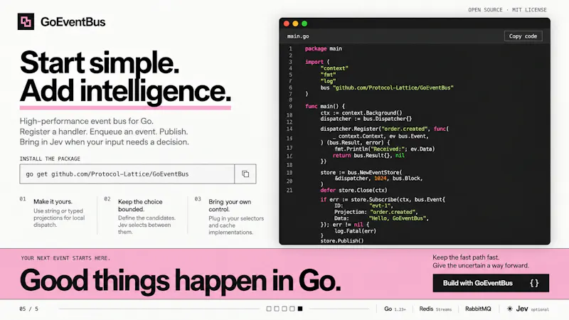 GoEventBus — Intelligent Event Routing screenshot 5