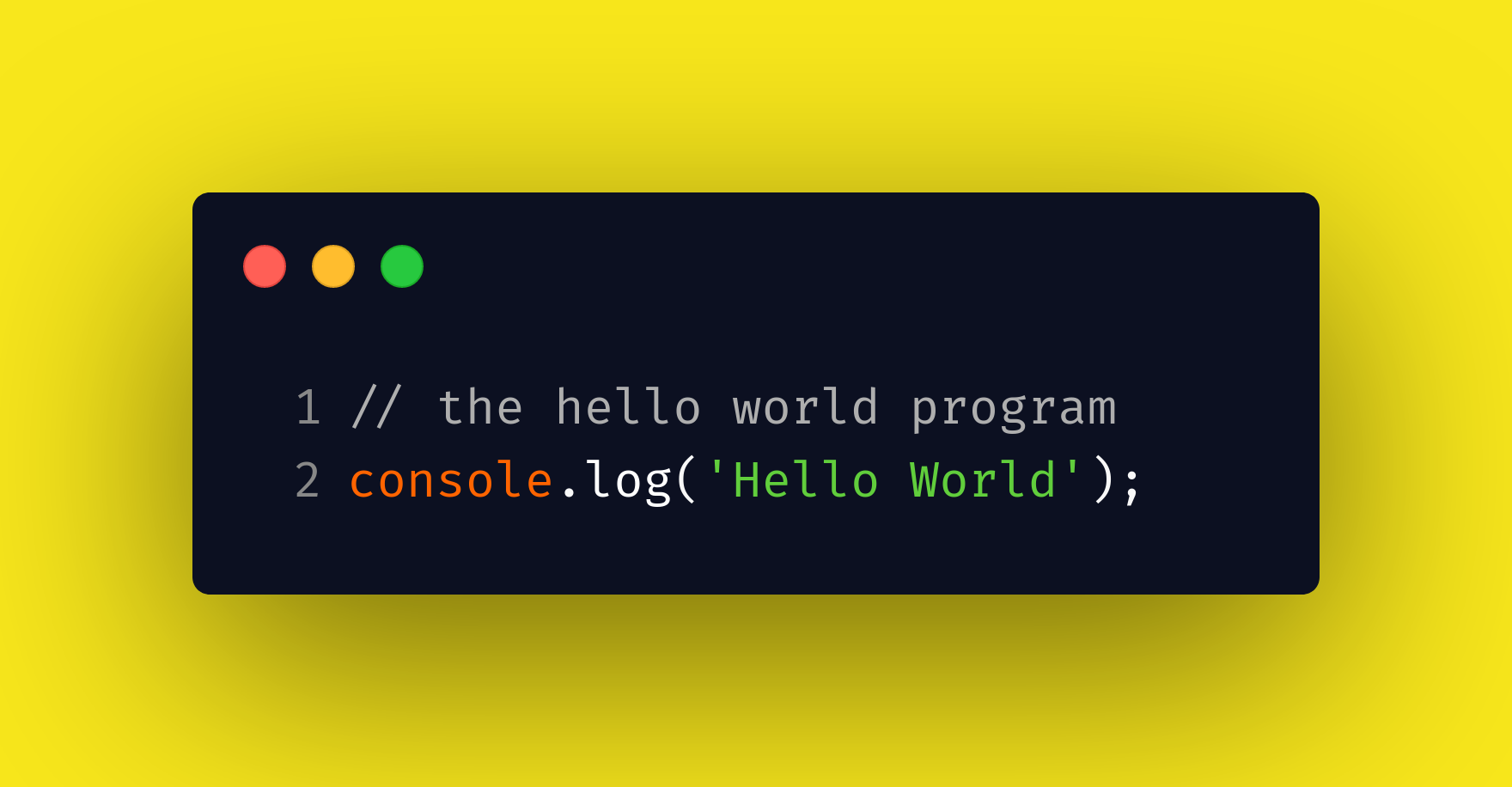 hello world program download