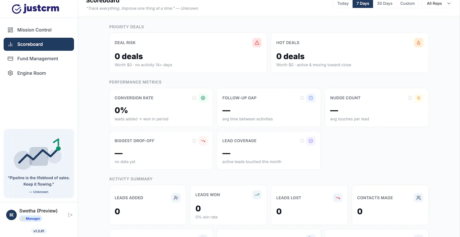 justcrm screenshot 6