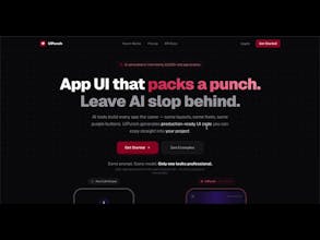 UIPunch: Anti AI Slop App UI Generator gallery image