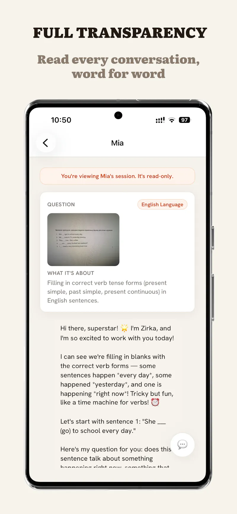 Zirka: AI Tutor for Families screenshot 6