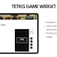 Tetris Game Widget