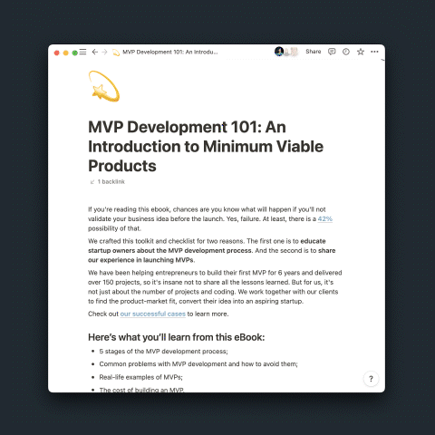 Guia de Desenvolvimento de MVP e Lista de Verificação