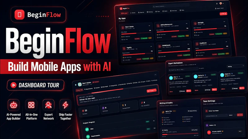 BeginFlow screenshot 1 (video preview)