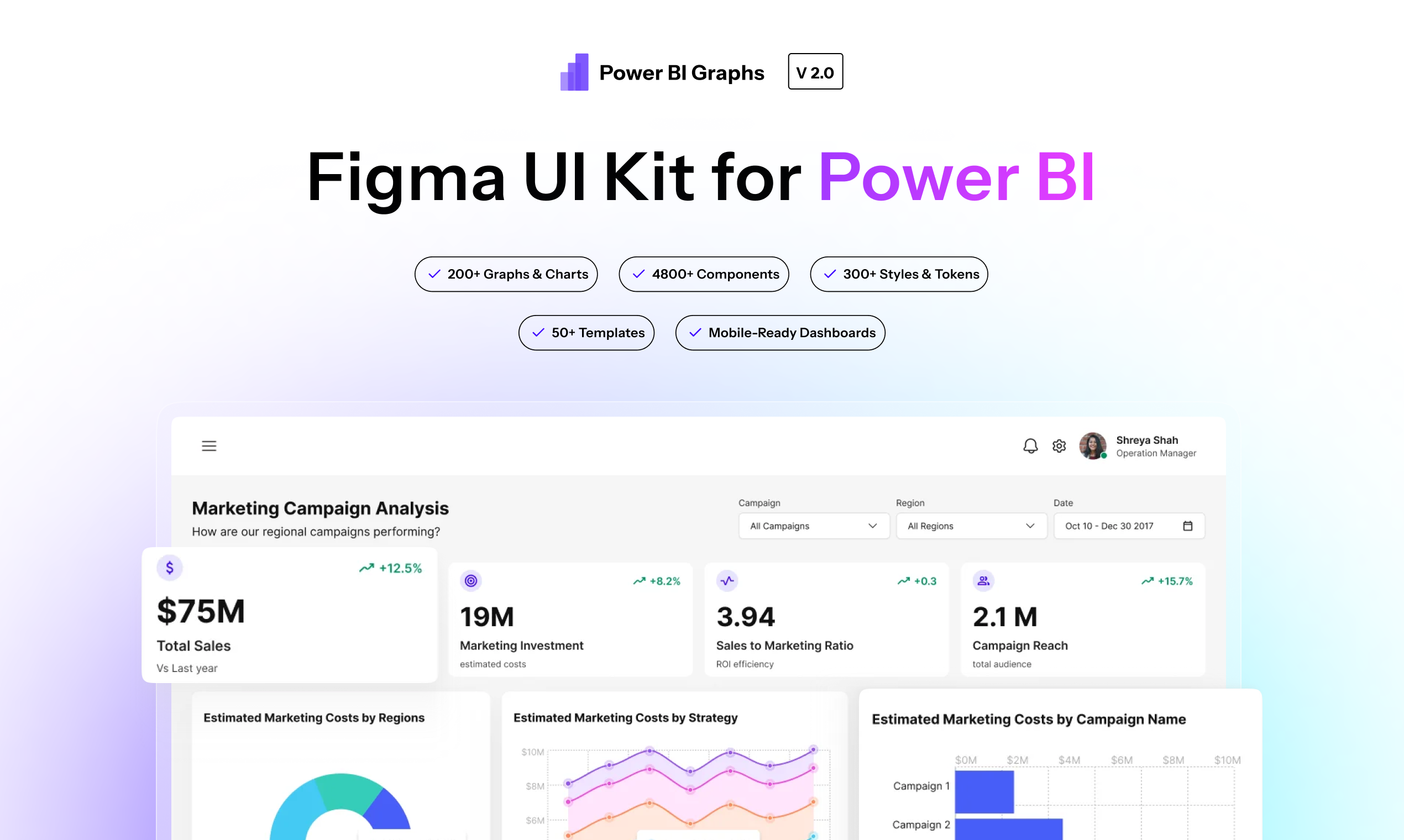 Power BI Graphs gallery image