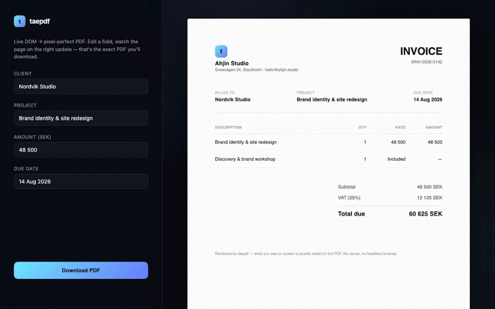 taepdf screenshot 1