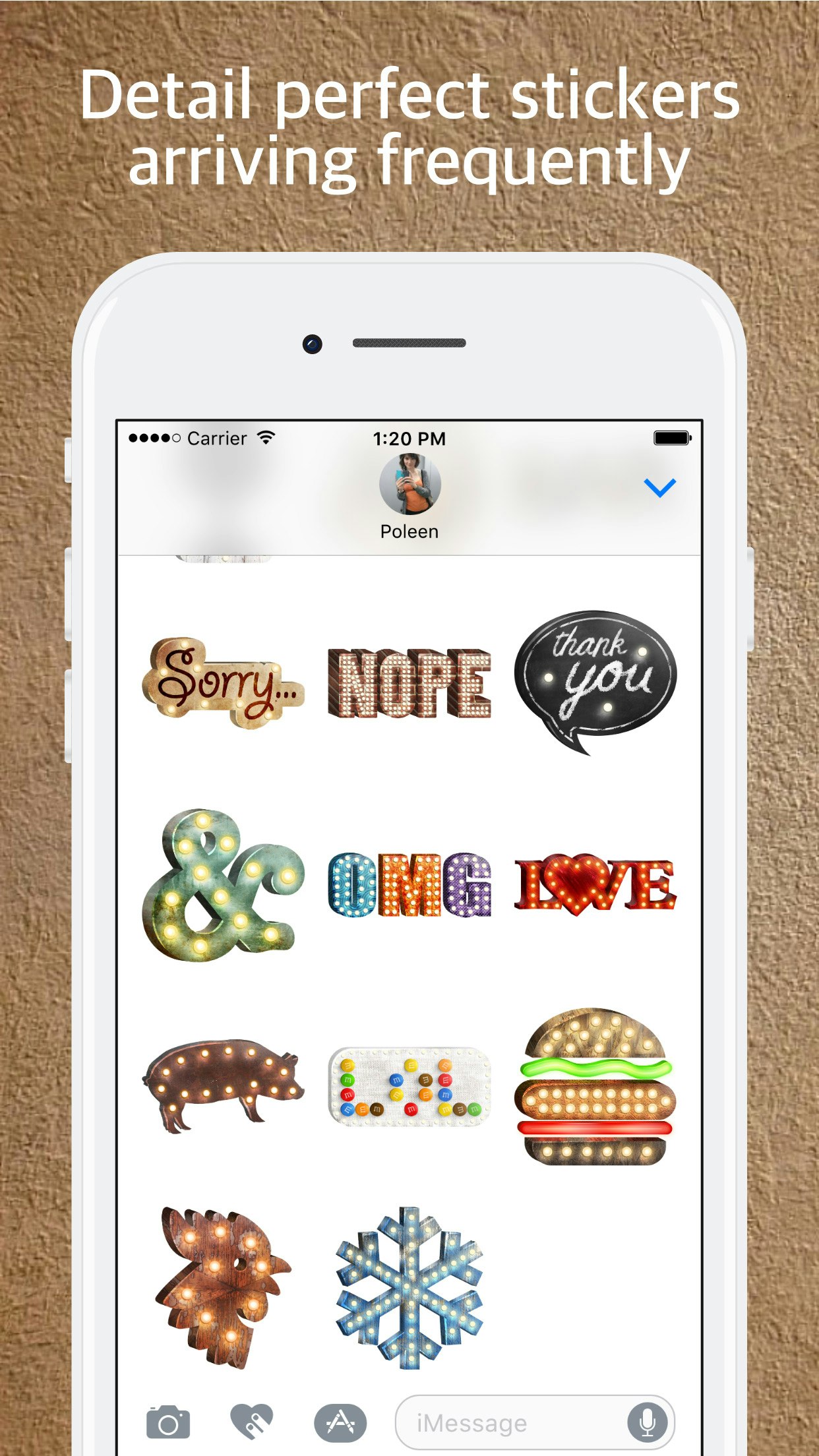 Marquee lights & art stickers gallery image