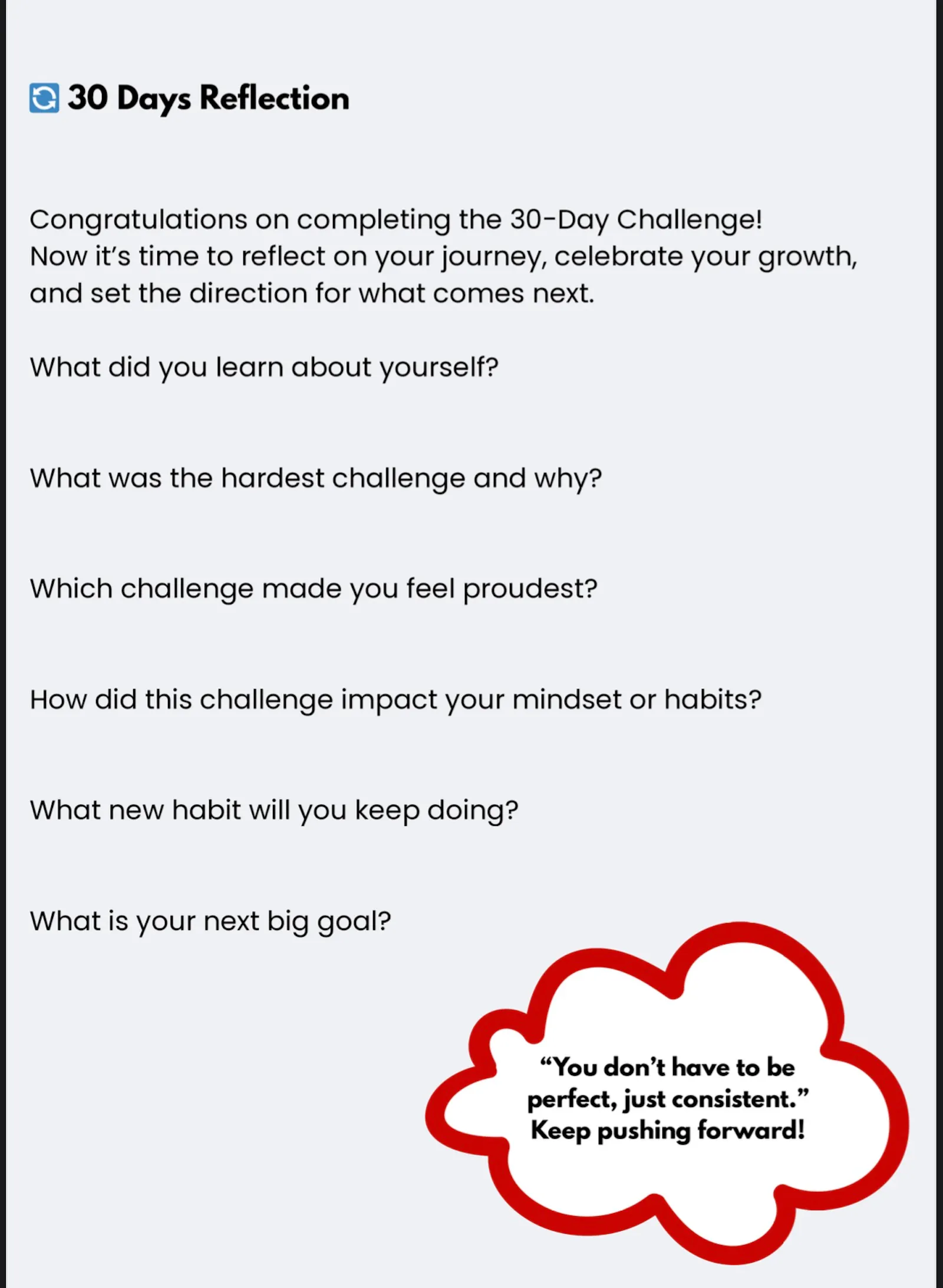 30 Day Discipline Challenge screenshot 3
