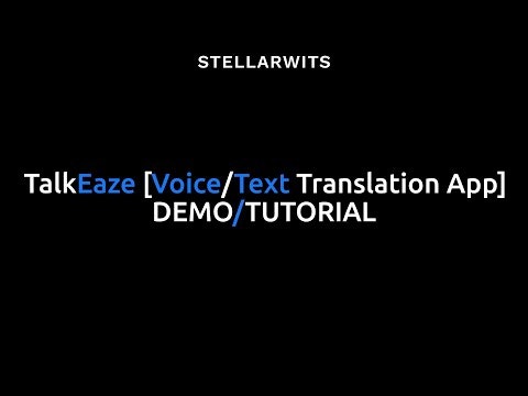 TalkEaze [Voice/Text-Translation App] gallery image