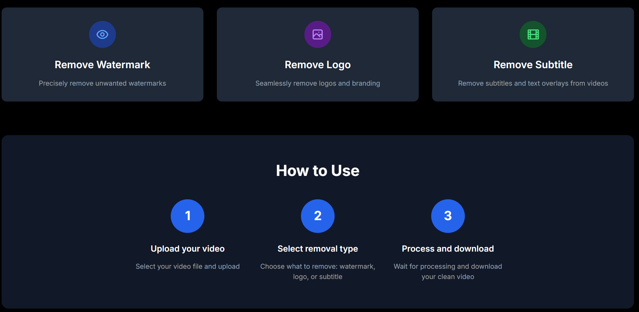 Remove video watermark, logo & subtitle gallery image