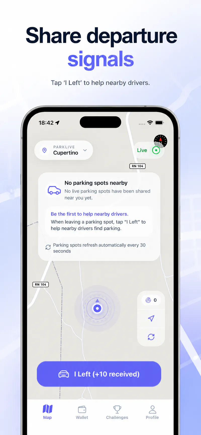 ParkLive —  Live Parking Signals screenshot 2