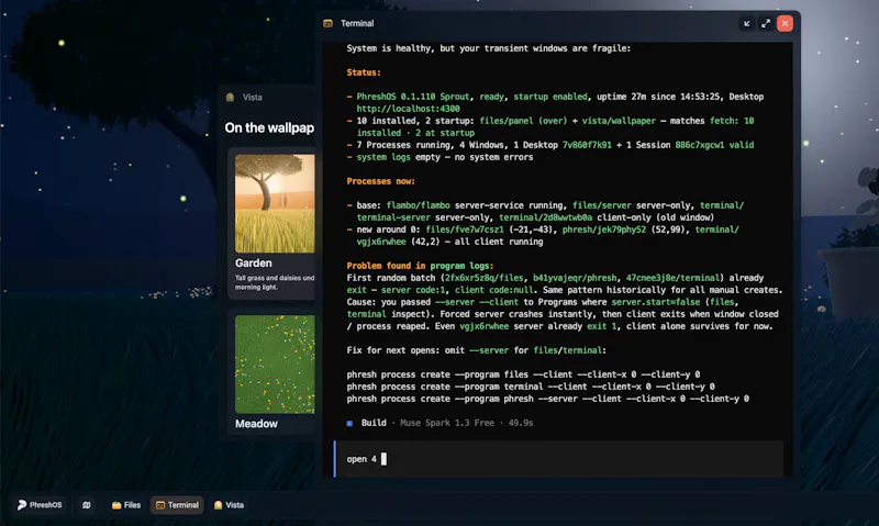 PhreshOS screenshot 2