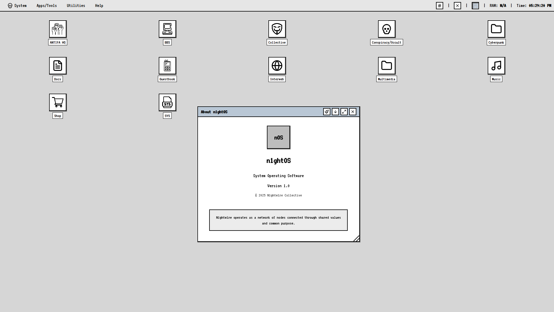 n1ghtOS - Screenshot 2 preview