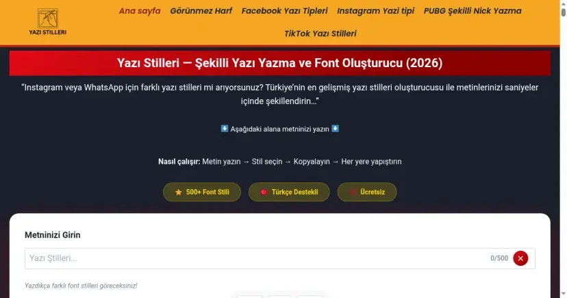 Yazı Stiller - Main product screenshot demonstrating key features and user interface