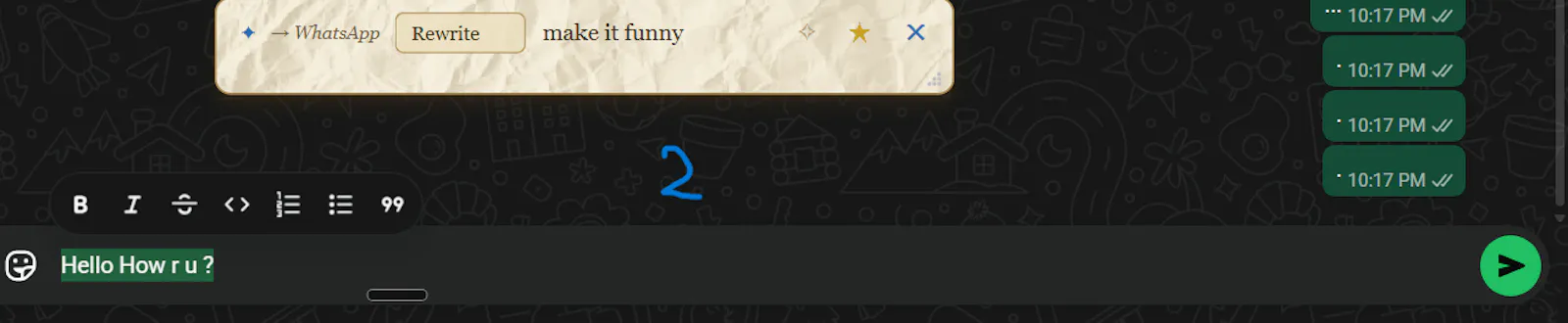 Highlight it. Flick it. Done. screenshot 5