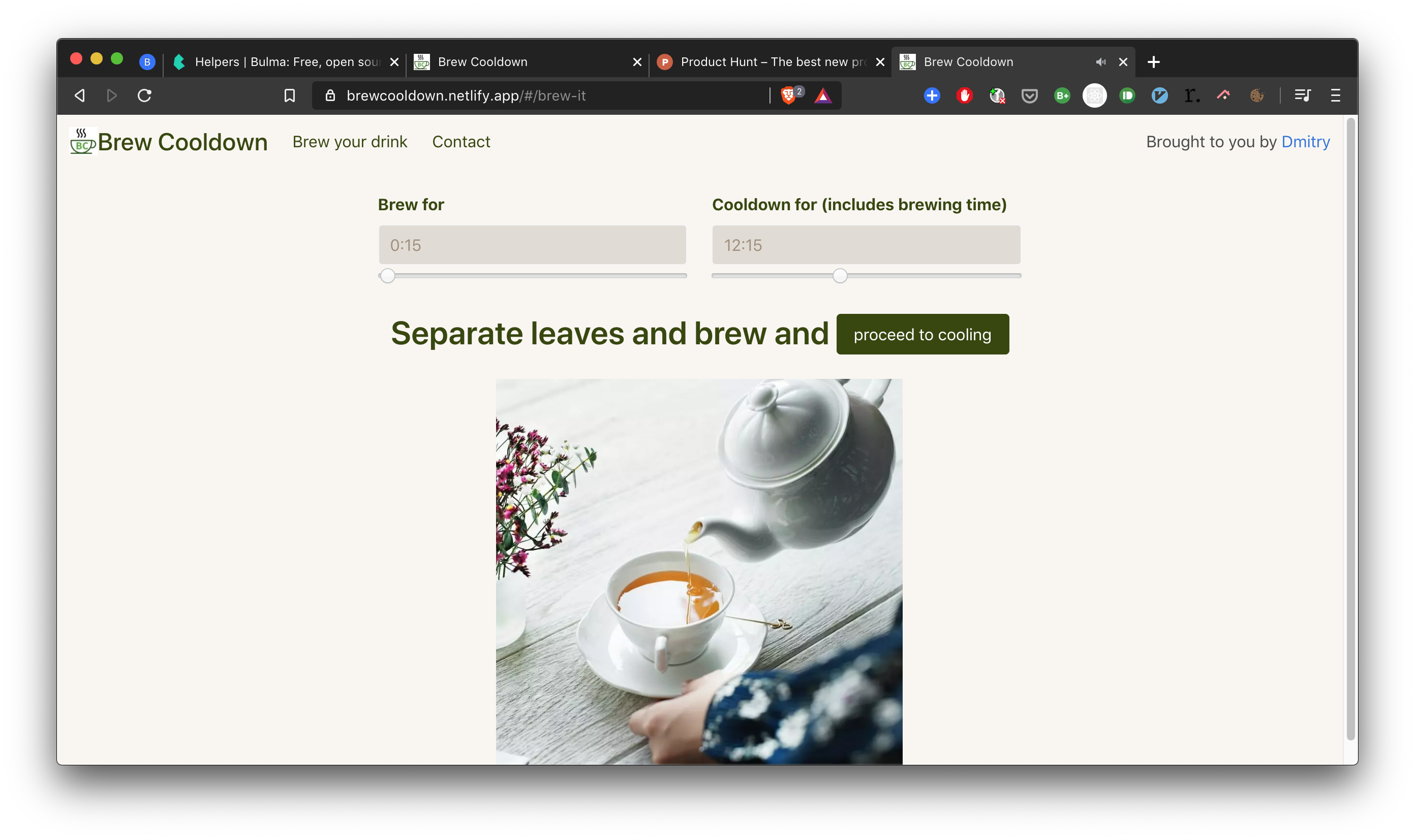 Brew Cooldown Timer gallery image