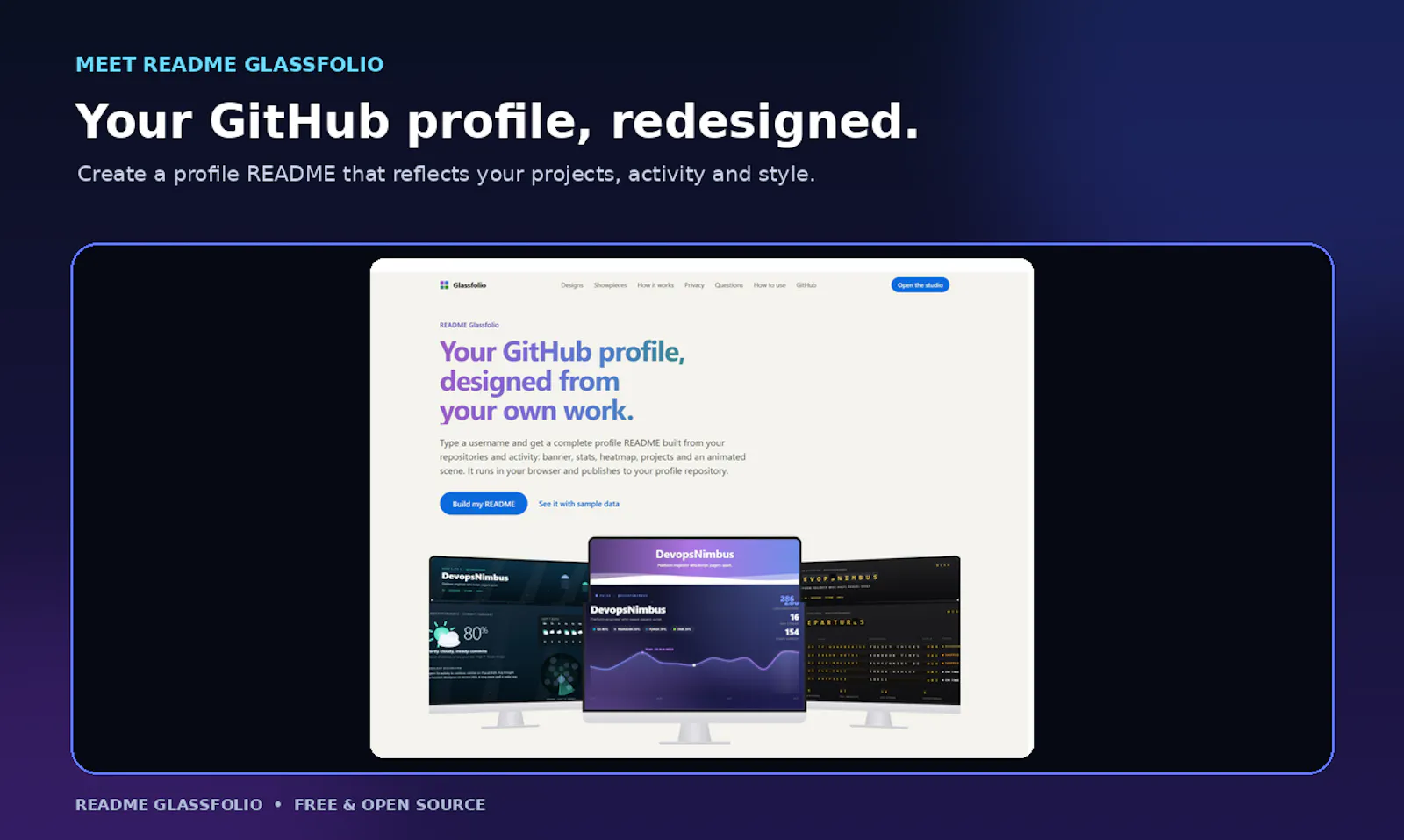 README Glassfolio screenshot 4