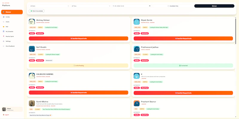 Find your coeating partner screenshot 1
