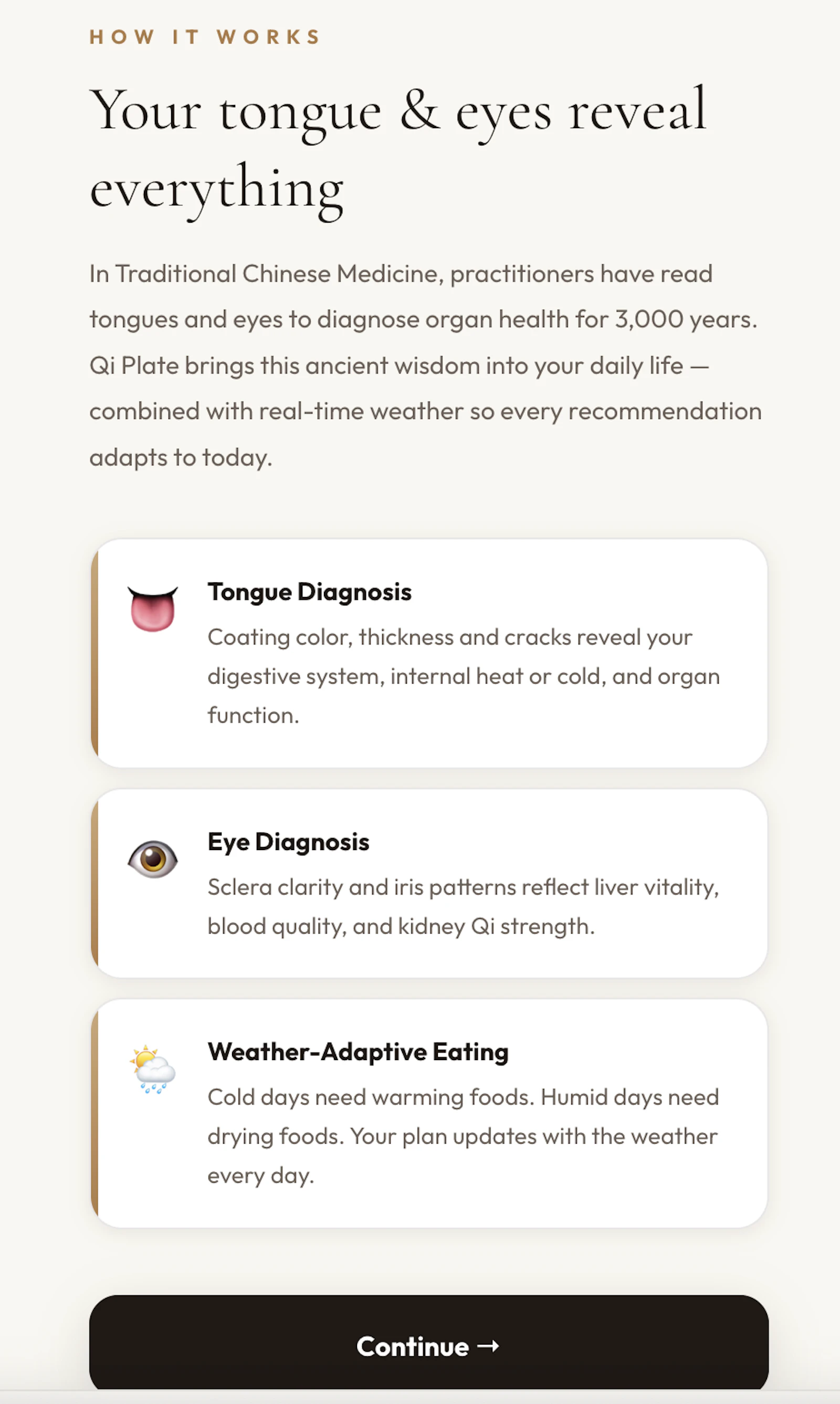 Qi Plate — Ancient wisdom, modern eating screenshot 2
