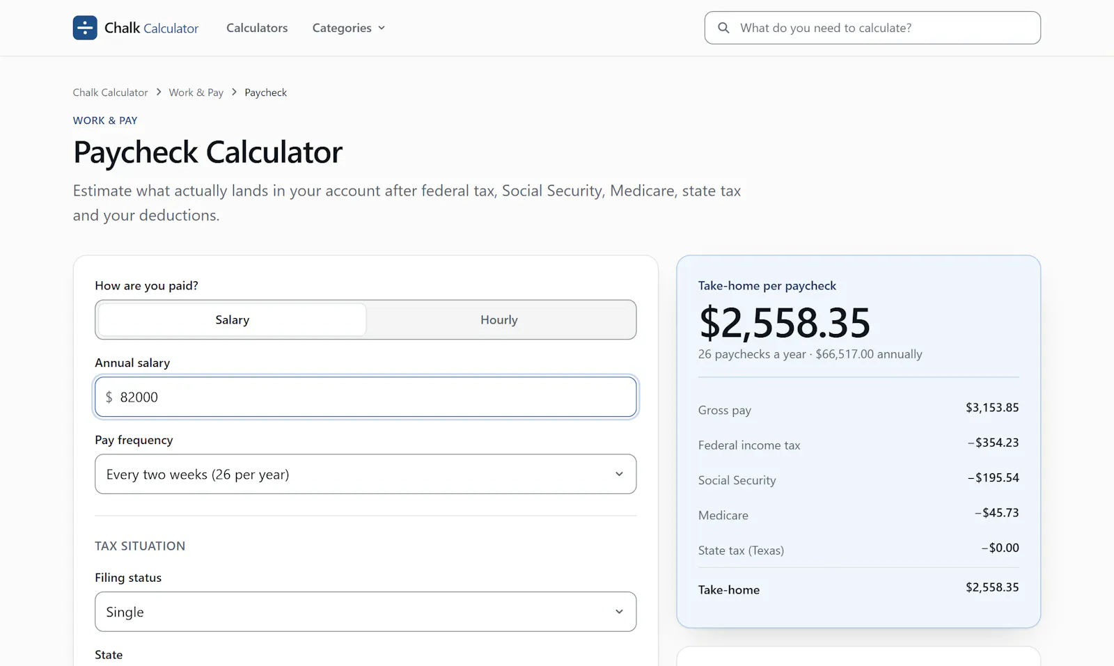 Chalk Calculator screenshot 3