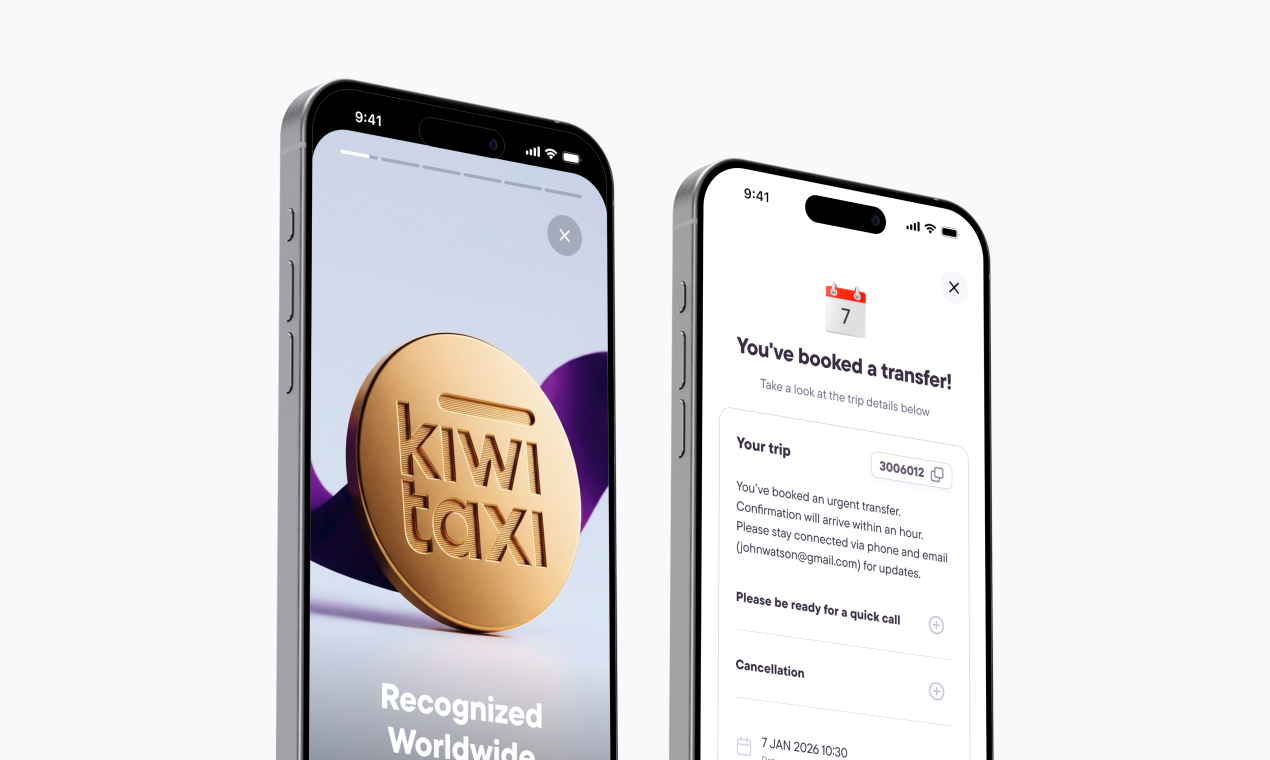 Kiwitaxi App gallery image