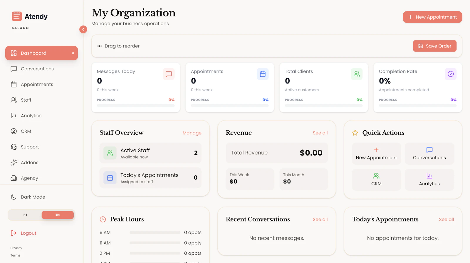 Atendy screenshot 2