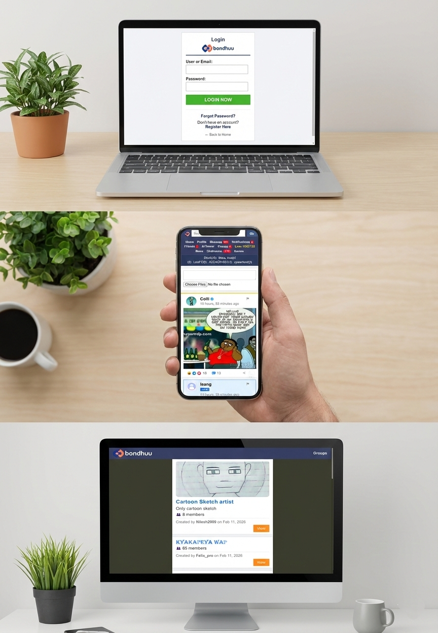 Bondhuu - Main product screenshot demonstrating key features and user interface