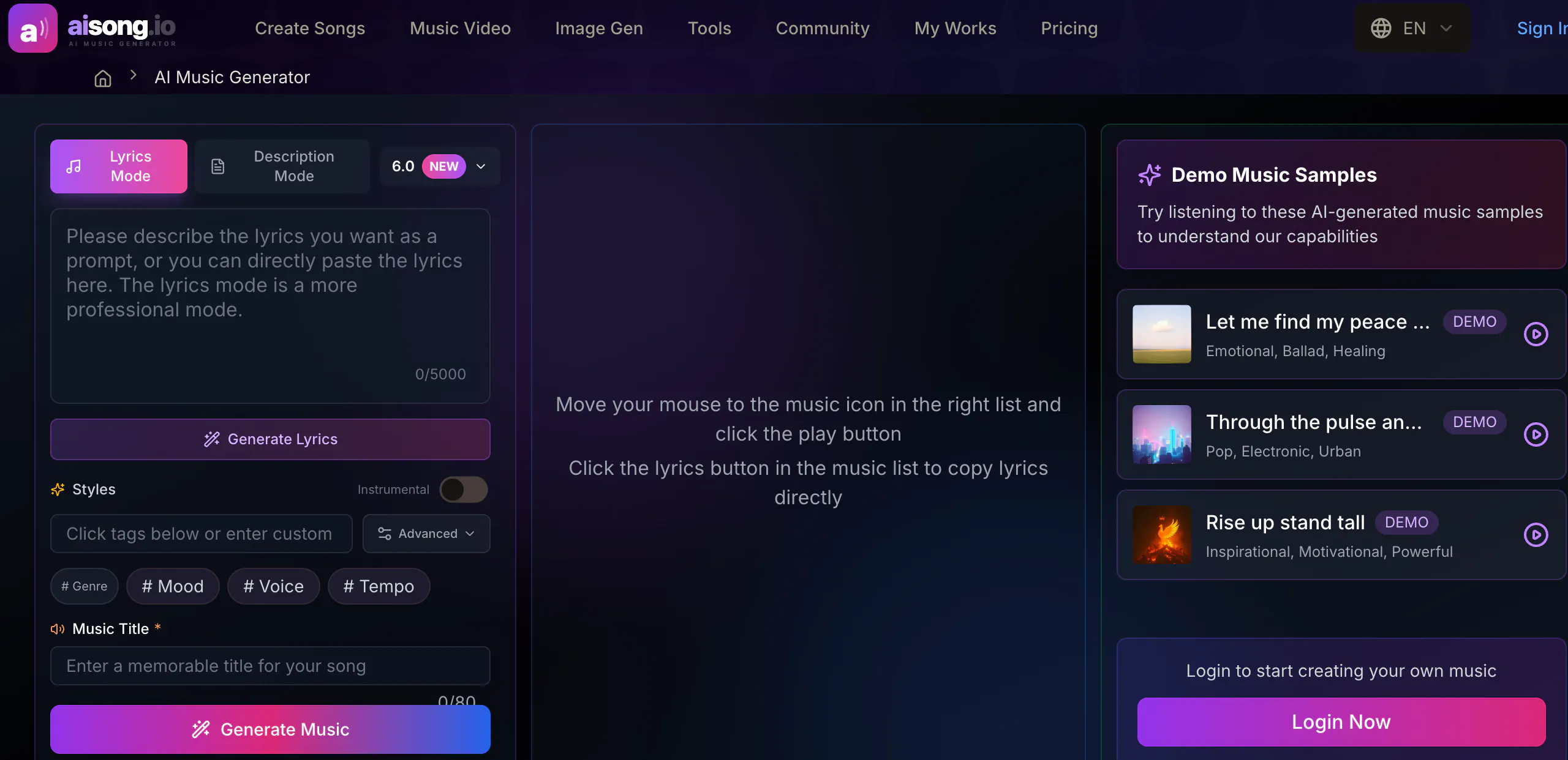 VlogMusic.io - AI Music Generator gallery image