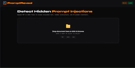 PromptReveal — Hidden Text Detector gallery image