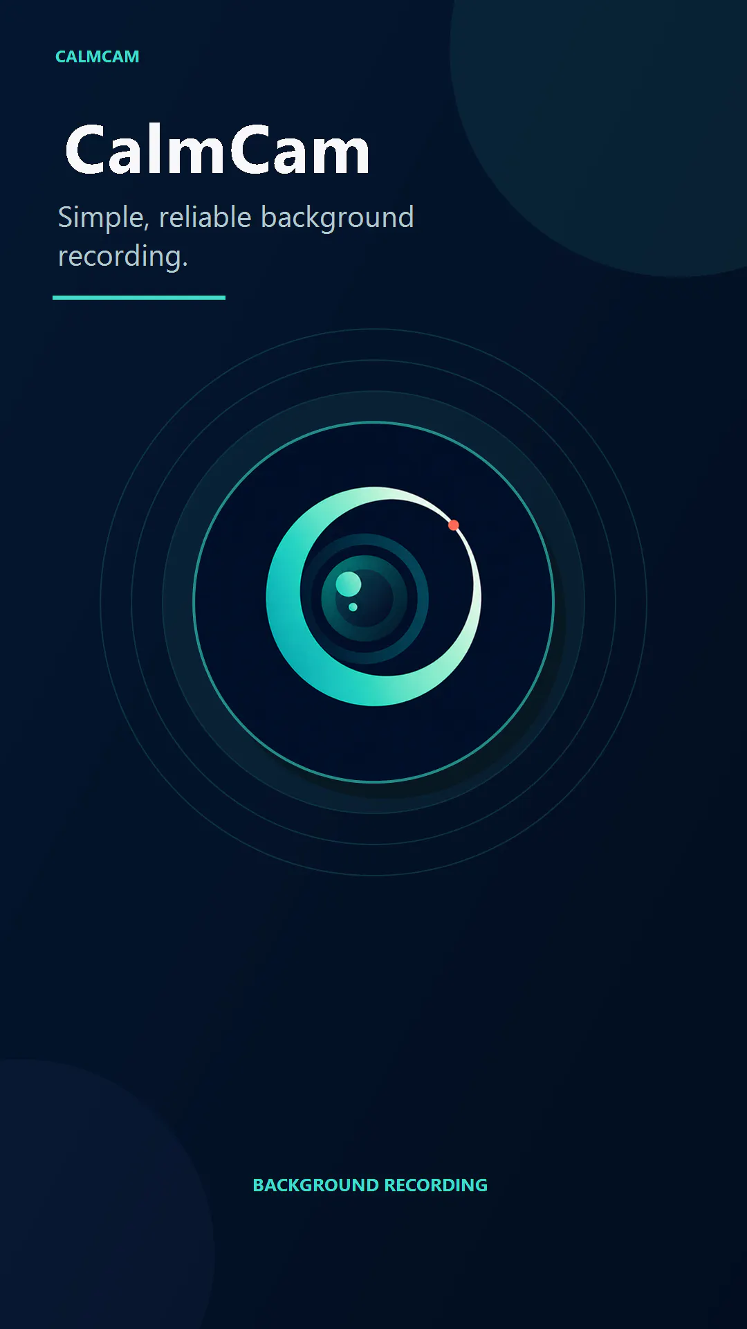 CalmCam: Background Recorder gallery image