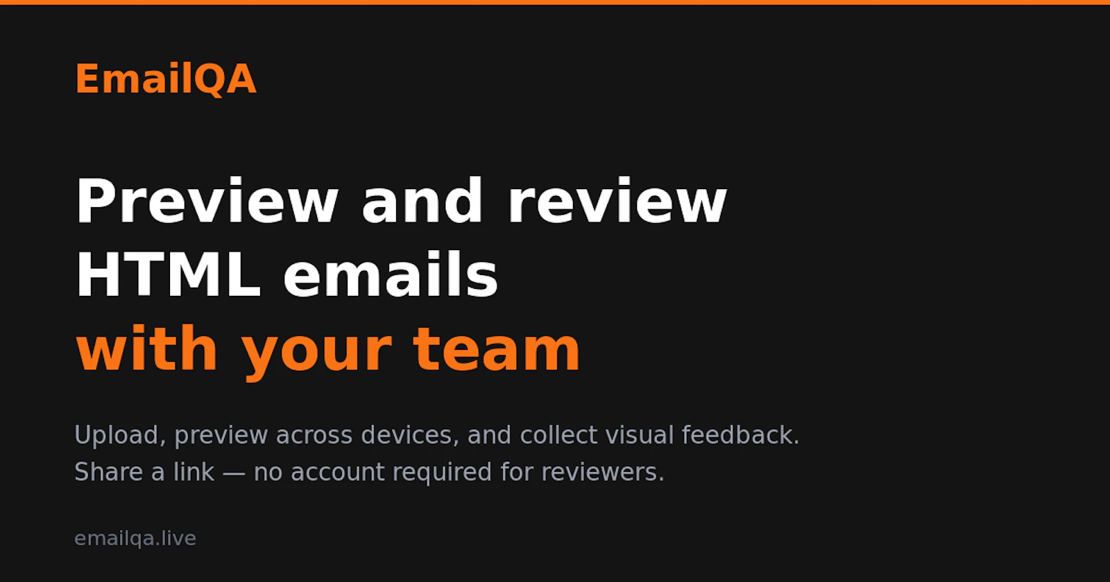 EmailQA screenshot 1