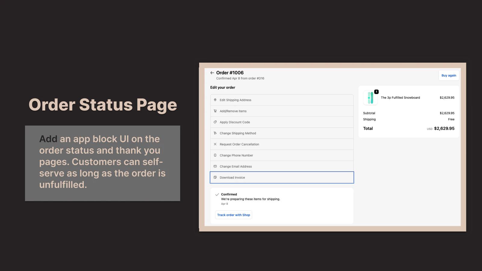 Fundamental Order Editing Shopify App screenshot 3